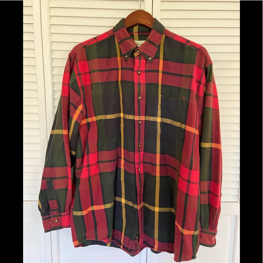 100% cotton classic plaid shirt